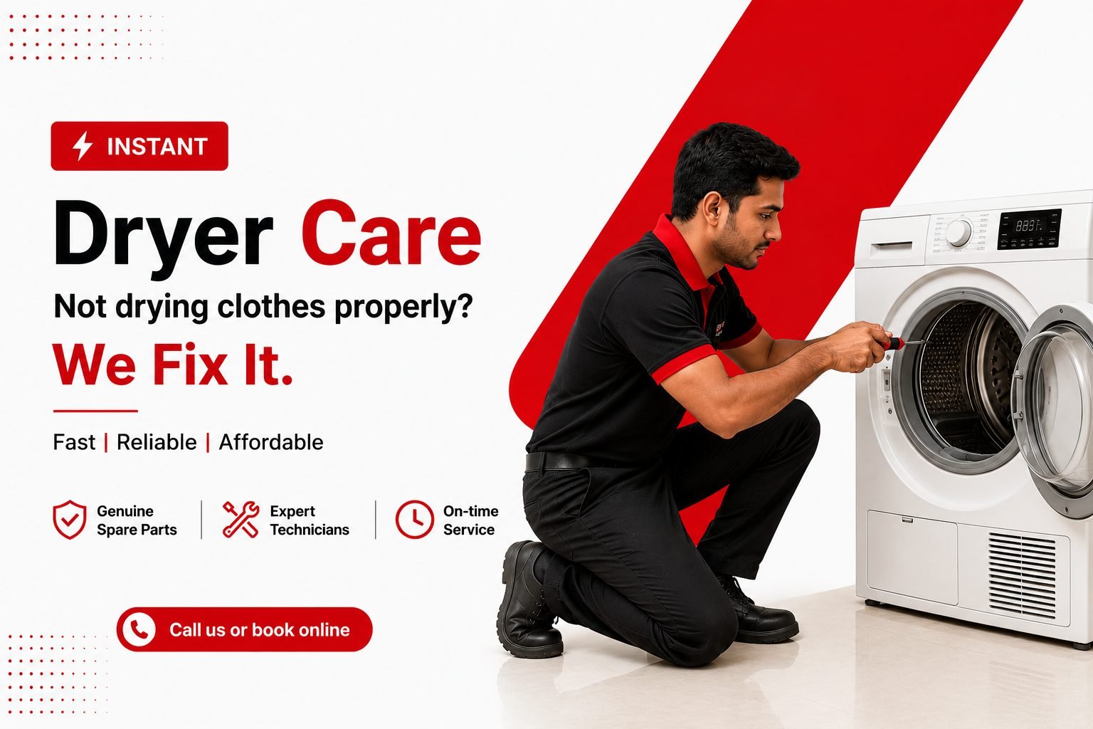 Dryer repair service